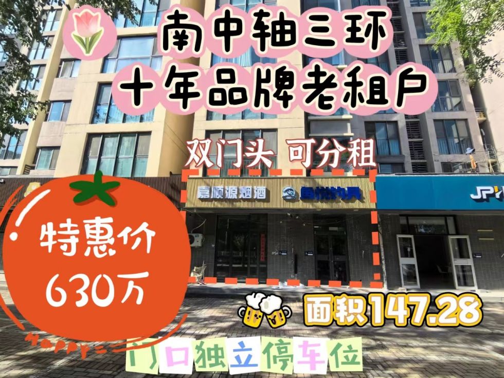 丰台马家堡 钓鱼渔具商铺 147面积出售